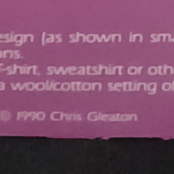 Vintage full iron on Victorian lady 1990 brand new - Picture 4 of 4